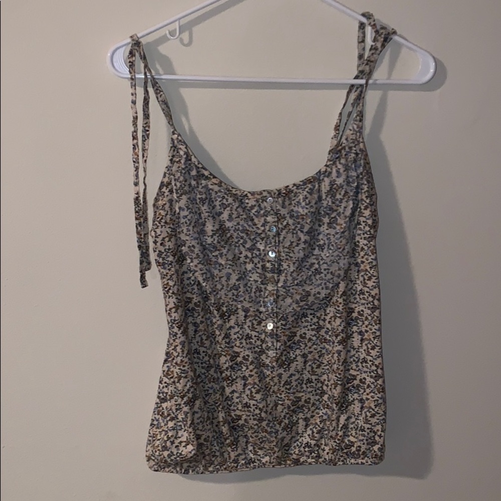 Floral tank top